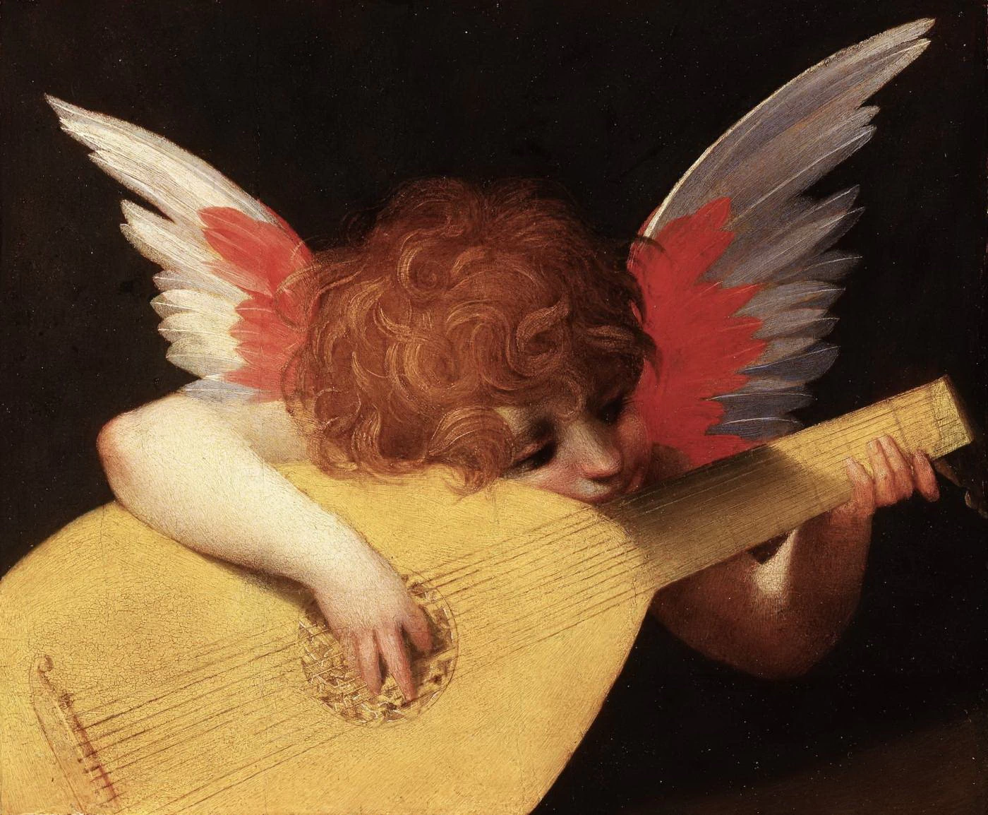 Angelo musicante - Galleria degli Uffizi, Firenze